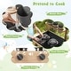 preview thumbnail 6 of 8, Gymax Mud Kitchen w/ Wheels Outdoor Fir Wood Play Kitchen w/
