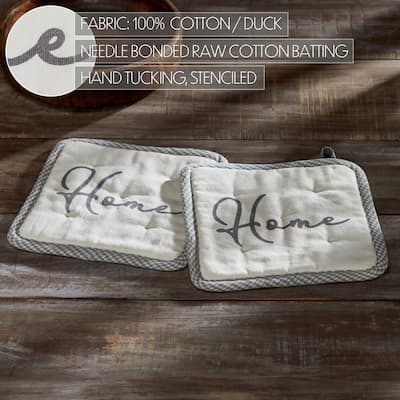 Finders Keepers Home Pot Holder Set of 2 8x8