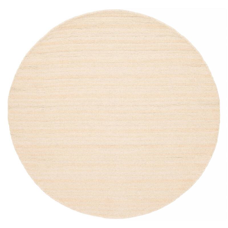 Kashkuli Gabbeh Beige Rug 5'2" x 5'2" - 5'2 x 5'2 - Beige - 5'2 x 5'2