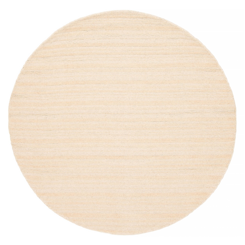 Kashkuli Gabbeh Beige Rug 5'2" x 5'2" - 5'2 x 5'2