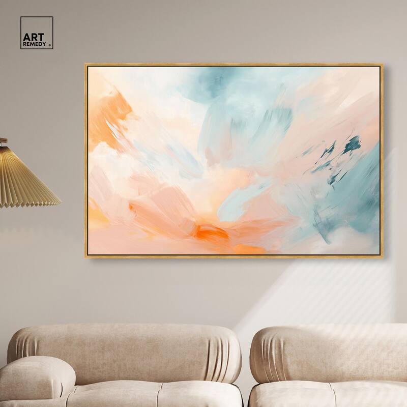 Sunrise Palette I Canvas by Art Remedy