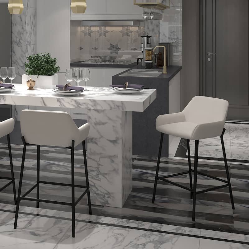 Modern 26" Counter Stool, Set of 2