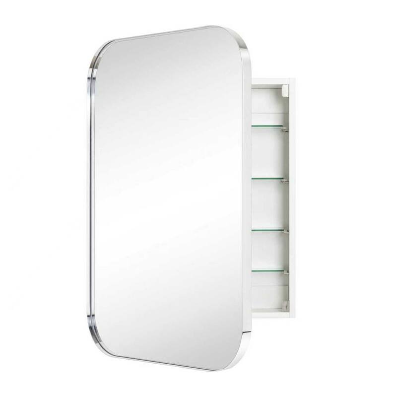 Modern & Contemporary Oversized Medicine Cabinet Mirror - 30" x 22"