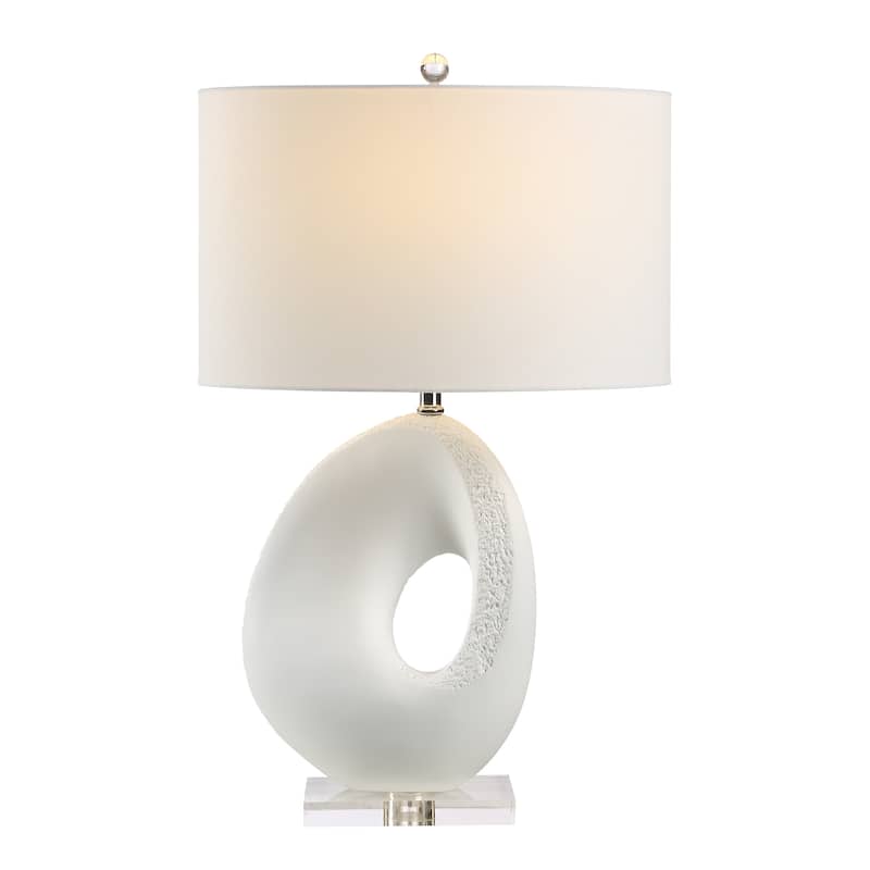 Everren Opalis 29.0" Height Table Lamps, White