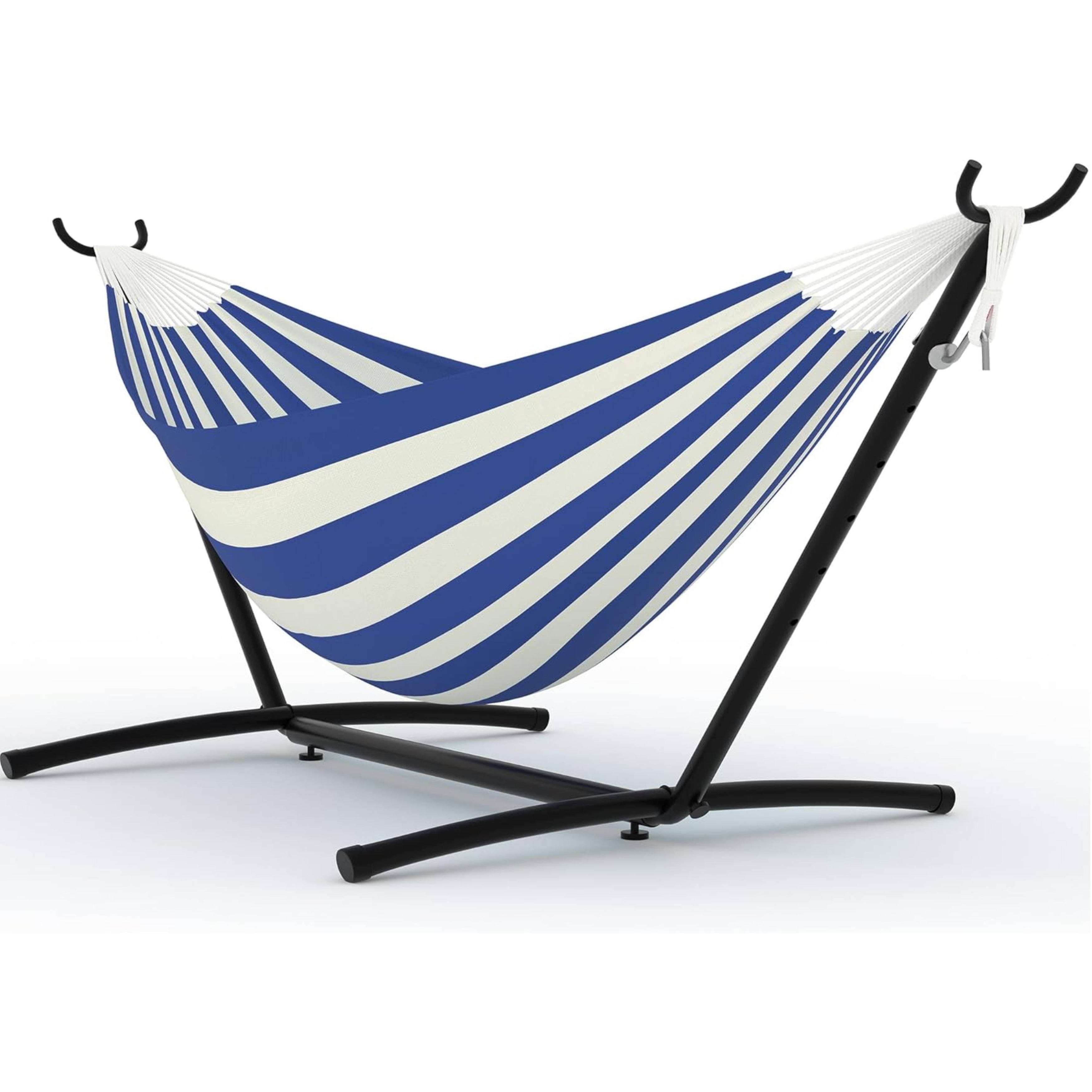 Portable Double Hammocks with Carrying Bag for Outside, 450 lbs Capacity