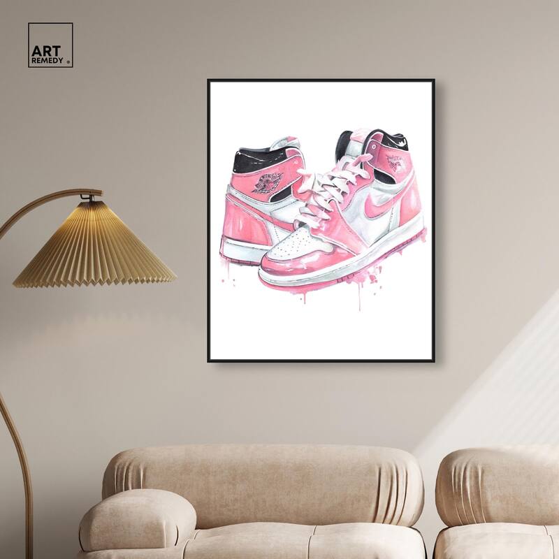 Doll Memories - Walk in Pink Canvas by Art Remedy