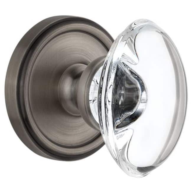 Grandeur Georgetown Solid Brass Rose Single Dummy Knob with Provence