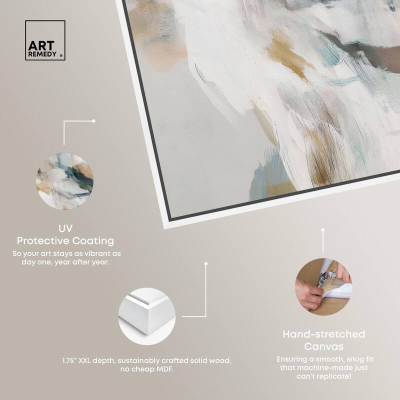 Whispering Colors II Canvas by Art Remedy