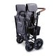preview thumbnail 5 of 8, W2 Luxe Premium Push Quad Stroller-Charcoal Gray