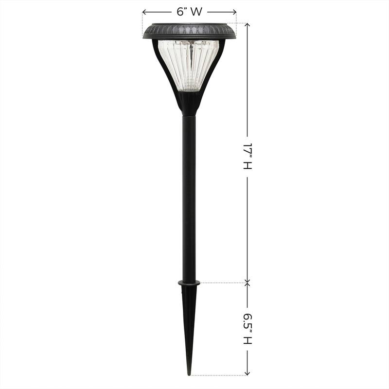 Gama Sonic Premier Solar LED Pathway Landscape Light with Dual Color