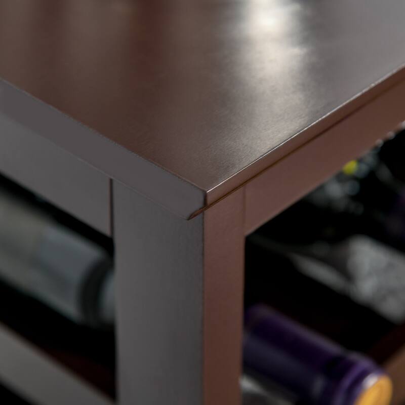 HOMCOM Wine Storage Cabinet with 4 Bottle Wine Rack, Open Shelf, Acrylic Door Cabinet with Adjustable Shelf