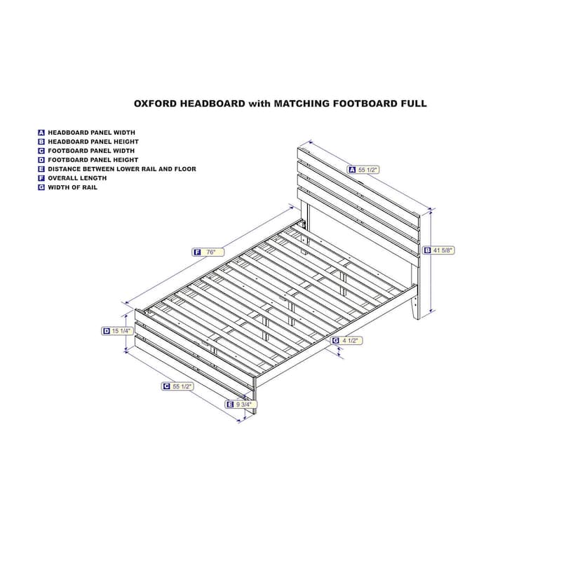 Rustic Ranch Full Bed with Footboard - Espresso Finish - Solid Wood Bed Frame