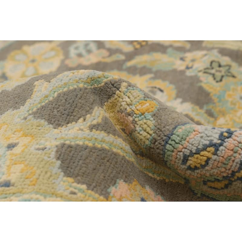 ECARPETGALLERY Hand-knotted Jamshidpour Grey, Taupe Wool Rug - 8'0 x 9'9