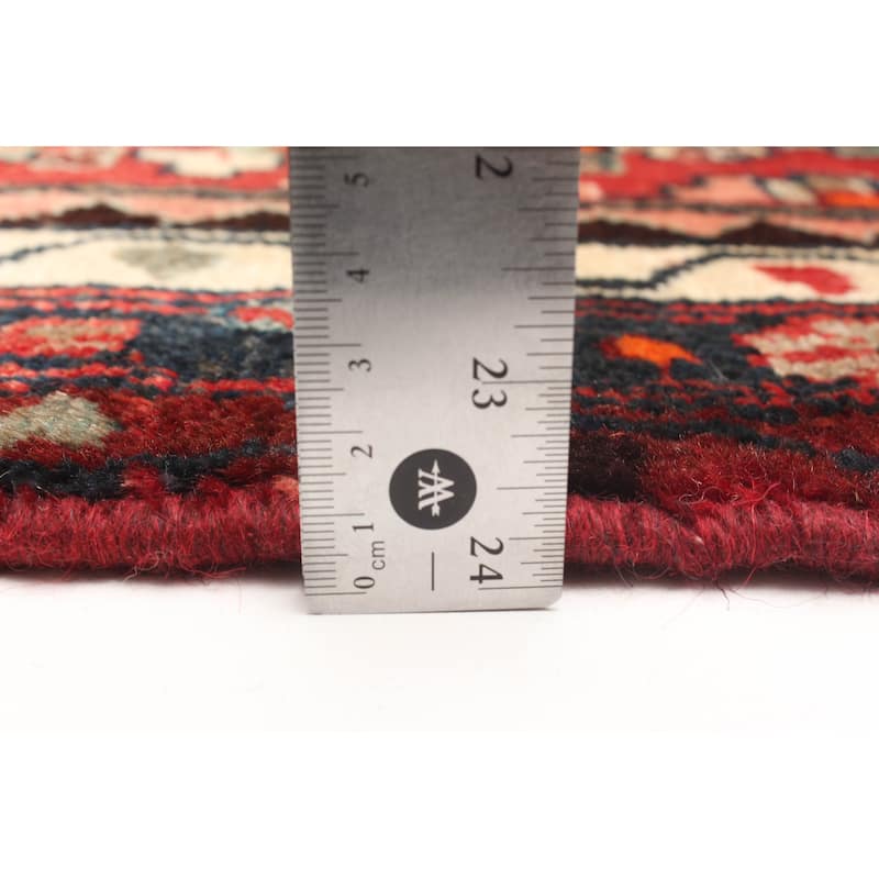 ECARPETGALLERY Hand-knotted Andelz Red Wool Rug - 3'5 x 6'11