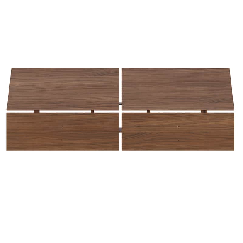 Panoramic Headboard - Walnut