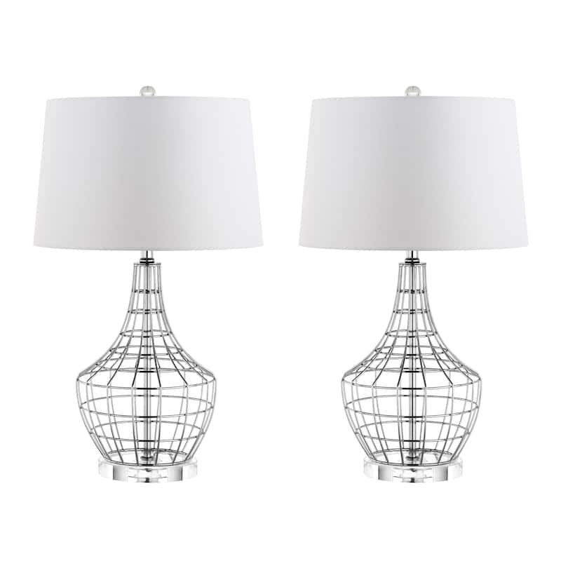 SAFAVIEH Lighting Dietlind 28-inch LED Table Lamp (Set of 2) - 16" x 16" x 28" - 16Wx16Dx28H