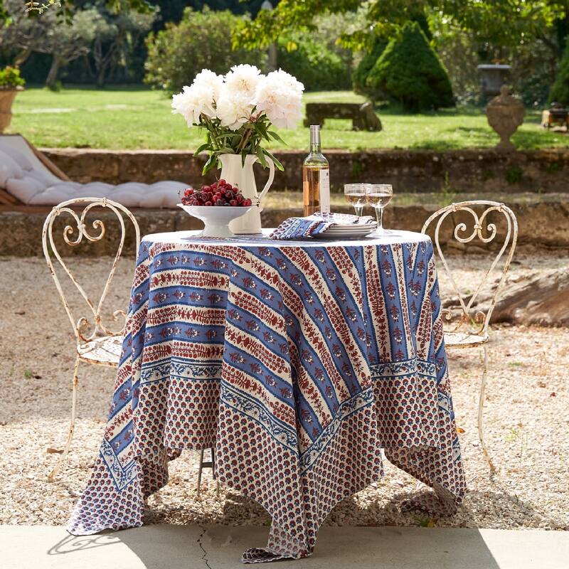 Couleur Nature Provence Avignon Tablecloth - Pistache - 59" x 59"