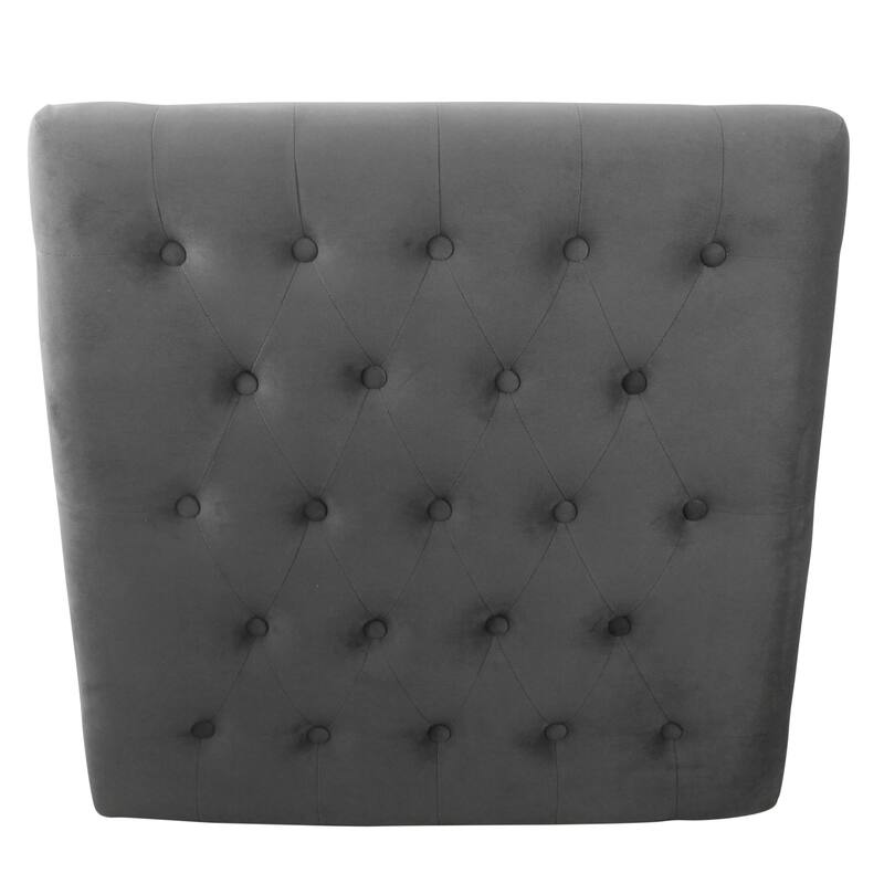 HomePop Tufted Top square cocktail Ottoman