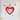 Glitzhome 13.5"L Valentine's Wooden Heart Door Hanger