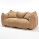 preview thumbnail 72 of 98, Modern Cute Chenille Upholstered Loveseat with High Resilience Foam