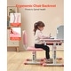 preview thumbnail 9 of 40, UIMOSO Kids Study Chair and Desk Set, Study Desk and Chair for Kids, Adjustable Height Kids Study Desk with Chair