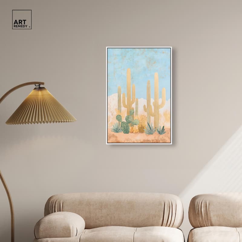 Cactus Canvas by Art Remedy