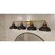 preview thumbnail 6 of 5, Huxley 4-Light Aged Brass Bath Light