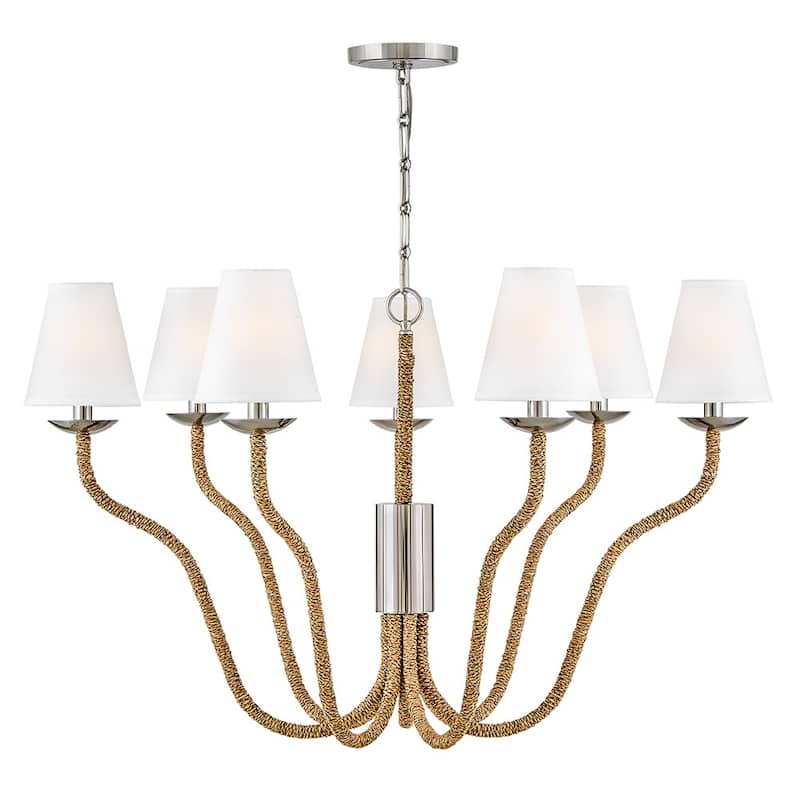 Hinkley Lighting 48445 Harwich 7 Light 40" Wide LED Chandelier