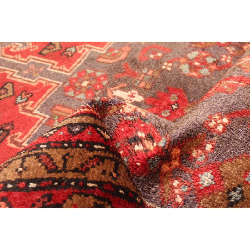 ECARPETGALLERY Hand-knotted Andelz Red Wool Rug - 3'3 x 6'9