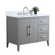 preview thumbnail 2 of 128, Vanity Art 42" Single Sink Bathroom Vanity Cabinet with Engineered Marble Countertop