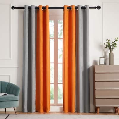 Ombre Blackout Curtains for Living Room Thermal
