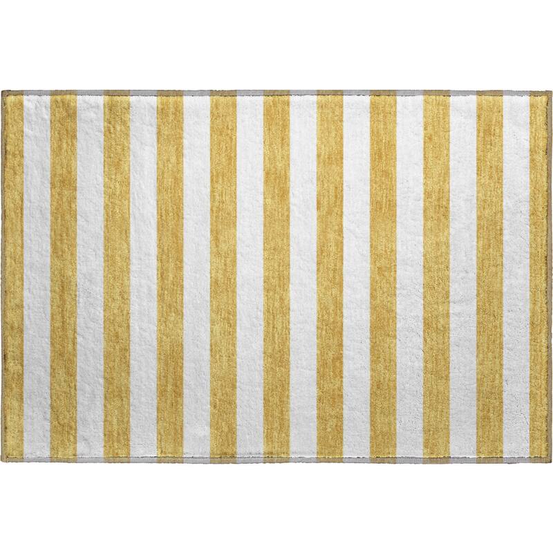 Premium Washable Super Soft Cabana Stripe Mayfield Rug