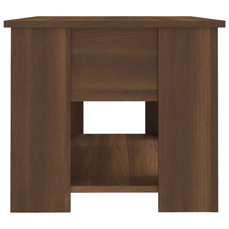 vidaXL Coffee Table Lift Top End Table Accent Side Sofa Table Engineered Wood - 31.1" x 19.3" x 16.1"