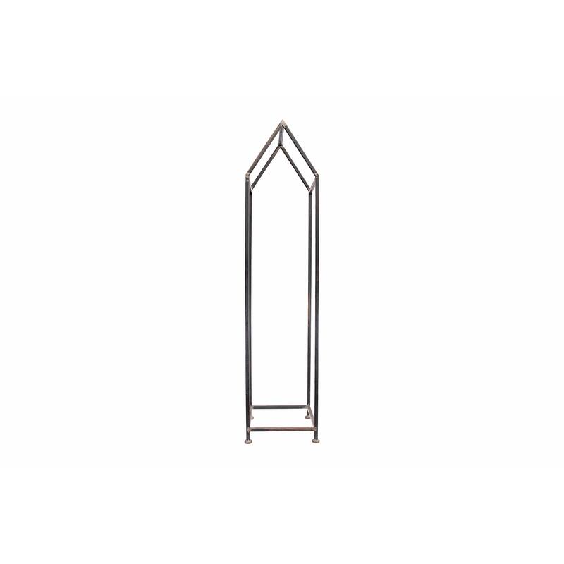Metal House Shaped Fire Wood Holder with Handle