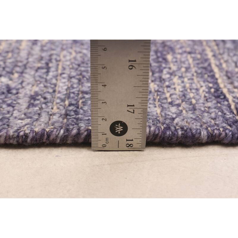 ECARPETGALLERY Hand-knotted Loreto Purple Silk Rug - 9'6 x 14'8