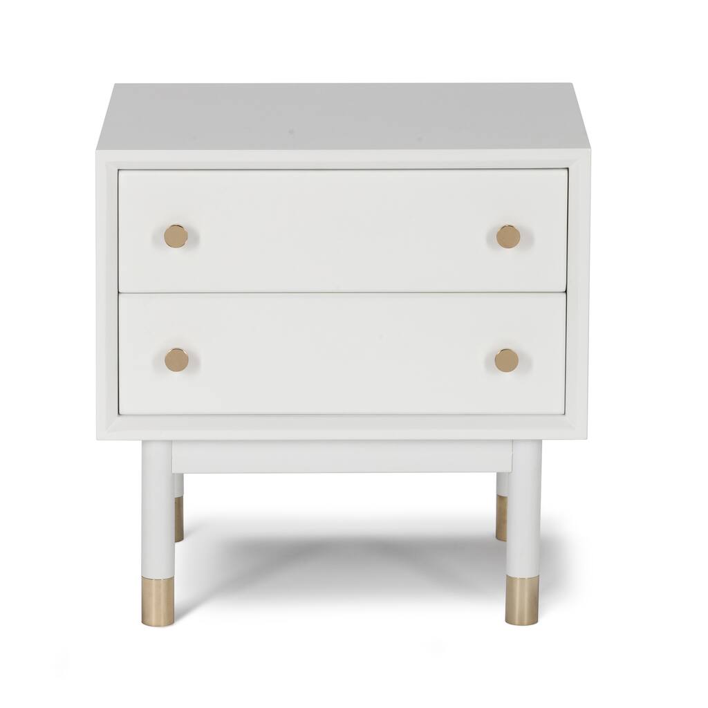 Strick & Bolton Knisley Rubberwood Side Table