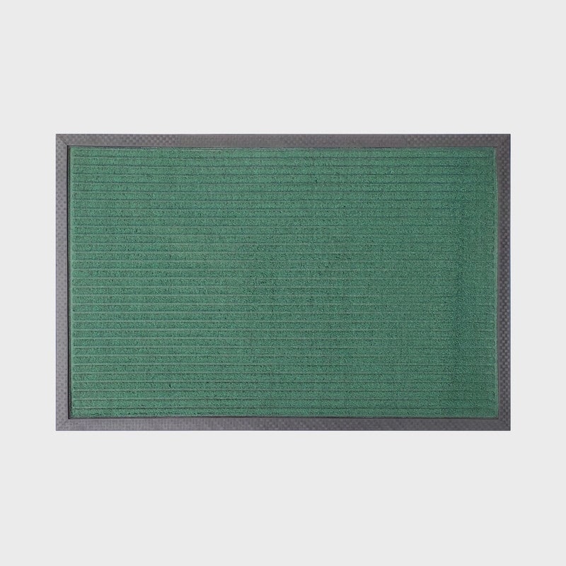 A1HC New Durable and Versatile Polypropylene Rubber Door Mat All Weather Inside Outside Door Mat - 18"x30" - Green