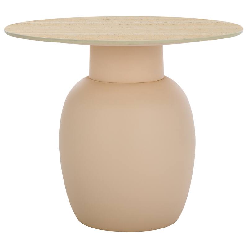 SAFAVIEH Home Kielh Short Ceramic Side Table - 20"W x 20"D x 17"H