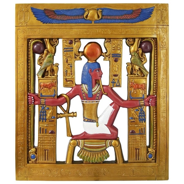 Shop Design Toscano King Tut Cartouche Egyptian Sculptural