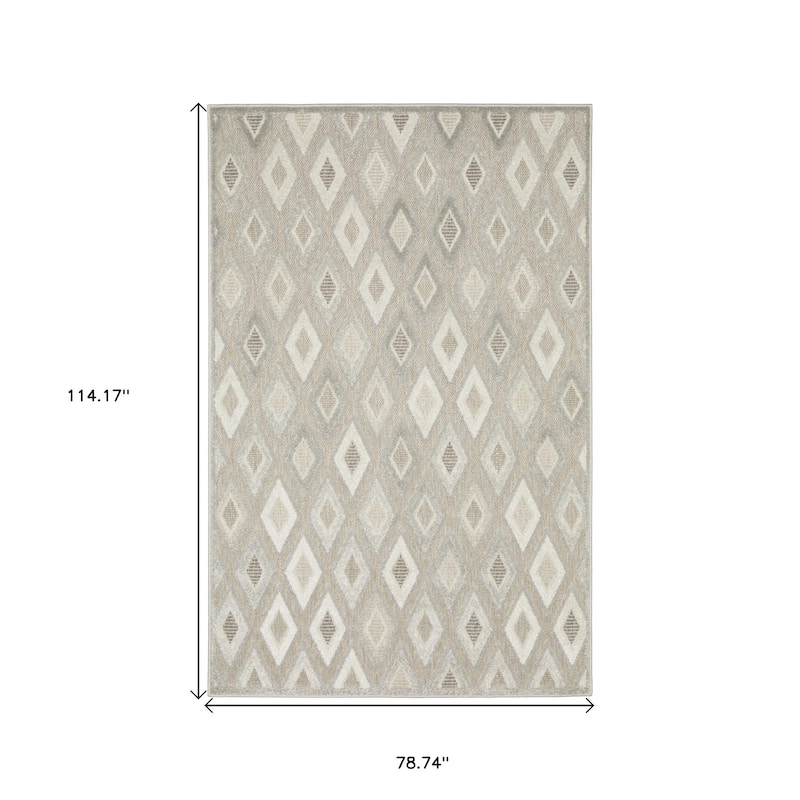 HomeRootsDiamond Traditional Runner Area Rug