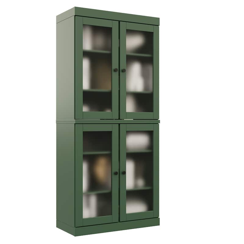 100% Solid Wood 6-Shelf Bookcase with Optional Doors by Palace Imports