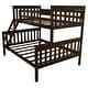 preview thumbnail 15 of 14, Pine Twin over Full Mission Bunkbed Coffee