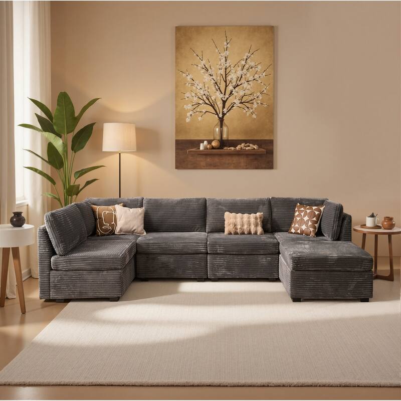 ​​OVIOS Modern Minimalist Fabric Sofa​