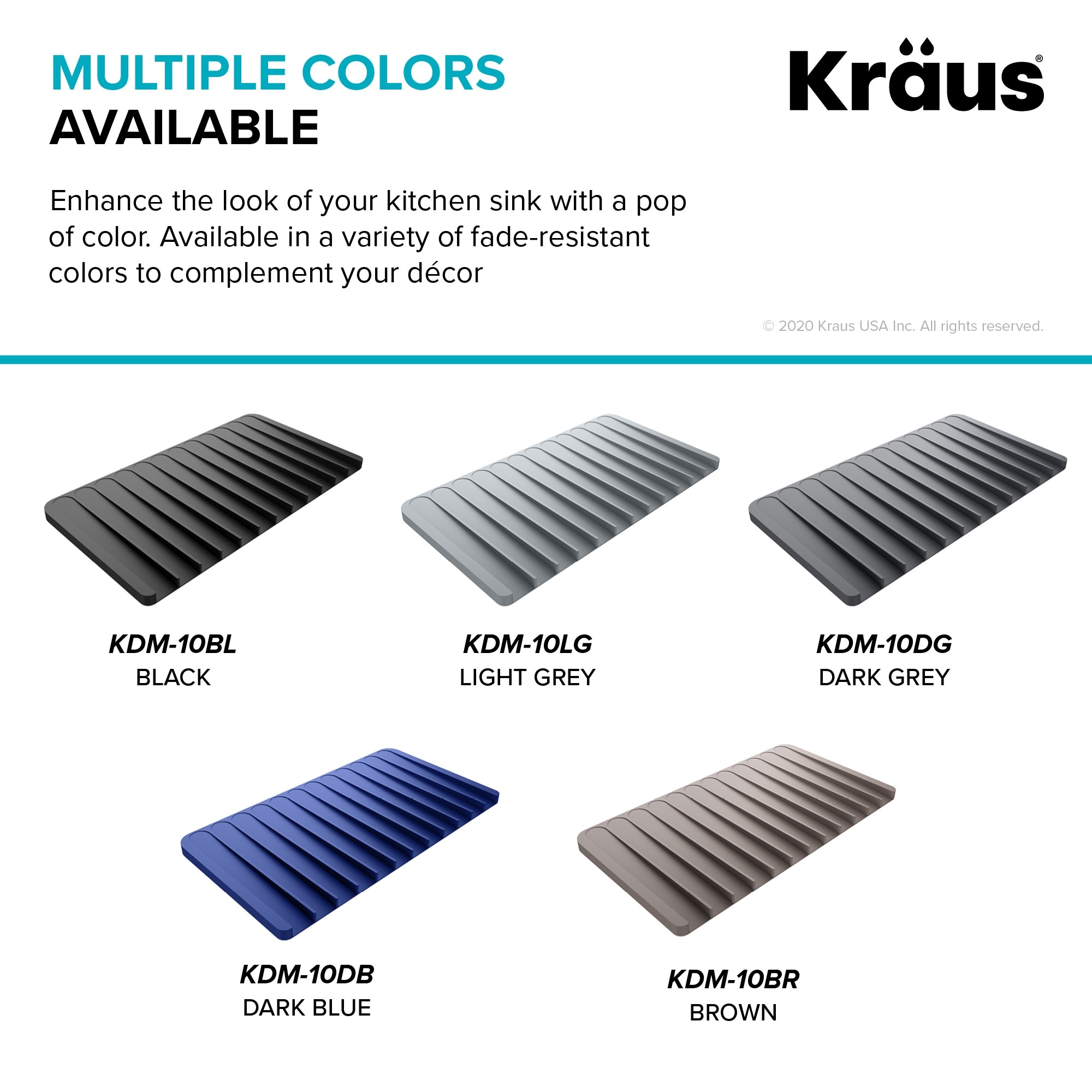 KRAUS Multipurpose Dish Drying Rack Mat - Bed Bath & Beyond - 17961105