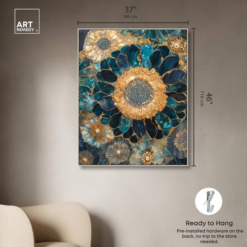 Opulent Geode II Canvas by Art Remedy