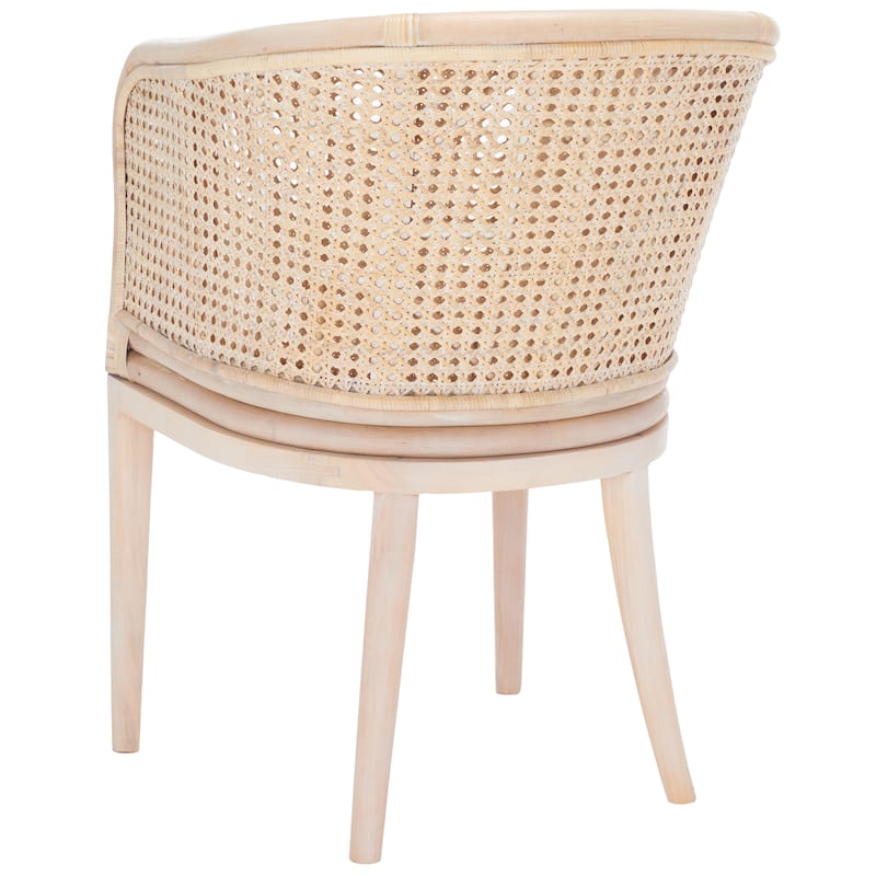 SAFAVIEH Vakina Arm Chair with Cushion - 23"W x 23.8"D x 32.5"H - 23Wx24Dx33H