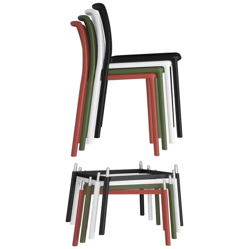 Frond and Form 2-Person Outdoor Round Dining Set Bar Height