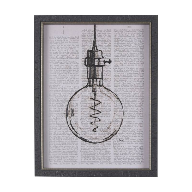 Vintage Page II Framed Art Print