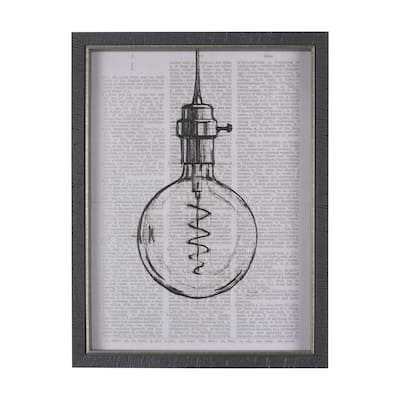 Vintage Page II Framed Art Print