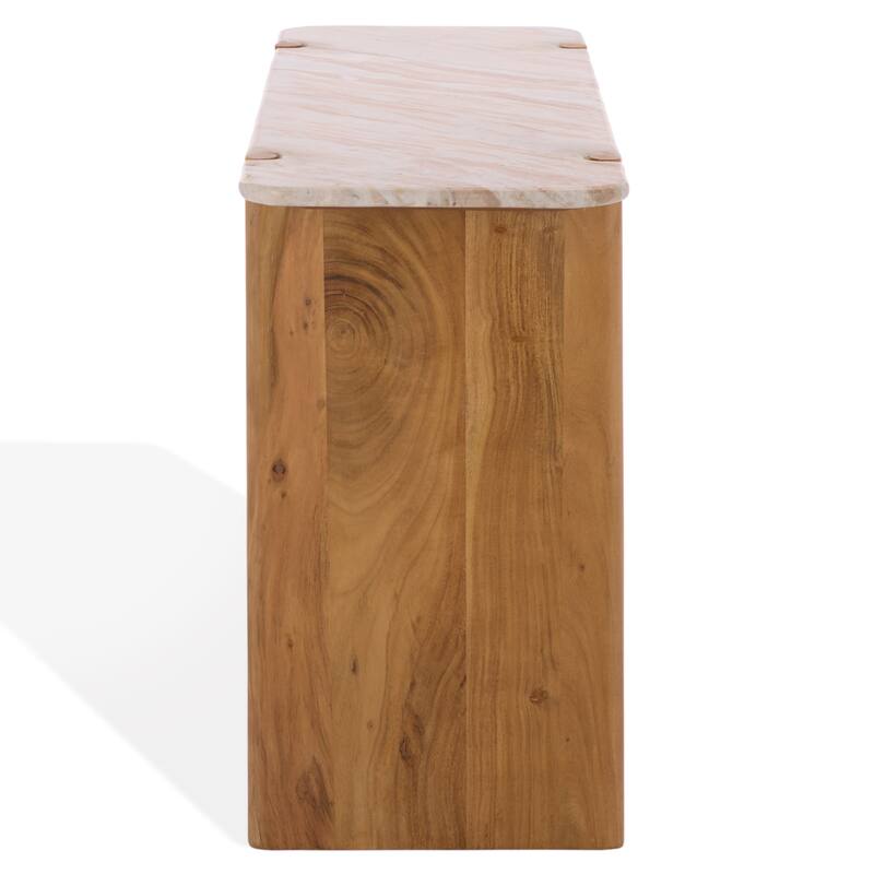 SAFAVIEH Couture Feliciabeth Marble Console Table - 47"W x 16"D x 30"H